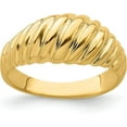 thumbnail image 1 of Avariah 14k Yellow Gold Polished Shrimp Dome Ring - Ring Size 7.0, 1 of 8