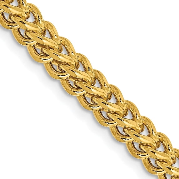 Avariah Diamonds 14K Yellow Gold 3.9mm Semi-Solid Franco with Fancy Lobster Lock Chain - 20"