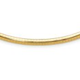 thumbnail image 1 of Avariah Diamonds 14K Yellow Gold 4.2mm Domed Omega Bracelet - 7"- Made In Italy, 1 of 7