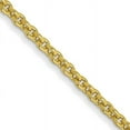 thumbnail image 1 of Avariah Diamonds Solid 10k Yellow Gold 1.6mm Round Open Link Cable Chain - 30", 1 of 8