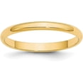 thumbnail image 1 of Avariah Diamonds Solid 10k Yellow Gold 2.7mm Lightweight Half Round Wedding Band Size 10 - Ring Size 10.0, 1 of 6