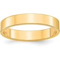 thumbnail image 1 of Avariah Diamonds Solid 10k Yellow Gold 4.2mm Lightweight Flat Wedding Band Size 5 - Ring Size 5.0, 1 of 6