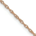 thumbnail image 1 of Avariah Diamonds Solid 14K Rose Gold Carded 1.4mm Cable Rope with Spring Ring Lock Chain - 18", 1 of 9