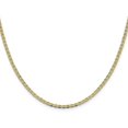 thumbnail image 1 of Avariah Diamonds Solid 14K Yellow Gold 2.6mm Concave Anchor with Lobster Lock Chain - 16", 1 of 8