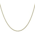 thumbnail image 1 of Avariah Diamonds Solid 14K Yellow Gold Carded 1.8mm Cable Rope with Spring Ring Lock Chain - 18", 1 of 9