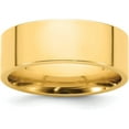 thumbnail image 1 of Avariah Diamonds Solid 14k Yellow Gold 8.2mm Standard Weight Flat Comfort Fit Wedding Band Size 8.5 - Ring Size 8.5, 1 of 8