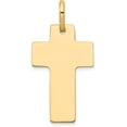 thumbnail image 1 of Avariah Diamonds Solid 14k Yellow Gold Polished Cross Charm - 36mm, 1 of 5
