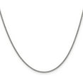 thumbnail image 1 of Avariah Solid 14K White Gold 1.6mm Round Open Link Cable with Lobster Lock Anklet - 9" Bracelet, 1 of 6