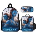thumbnail image 1 of Avatar 3 Pcs Backpack Set With Lunch Bag And Pencil Case Casual Bookbag Lunch Box Pencil Box, 1 of 6