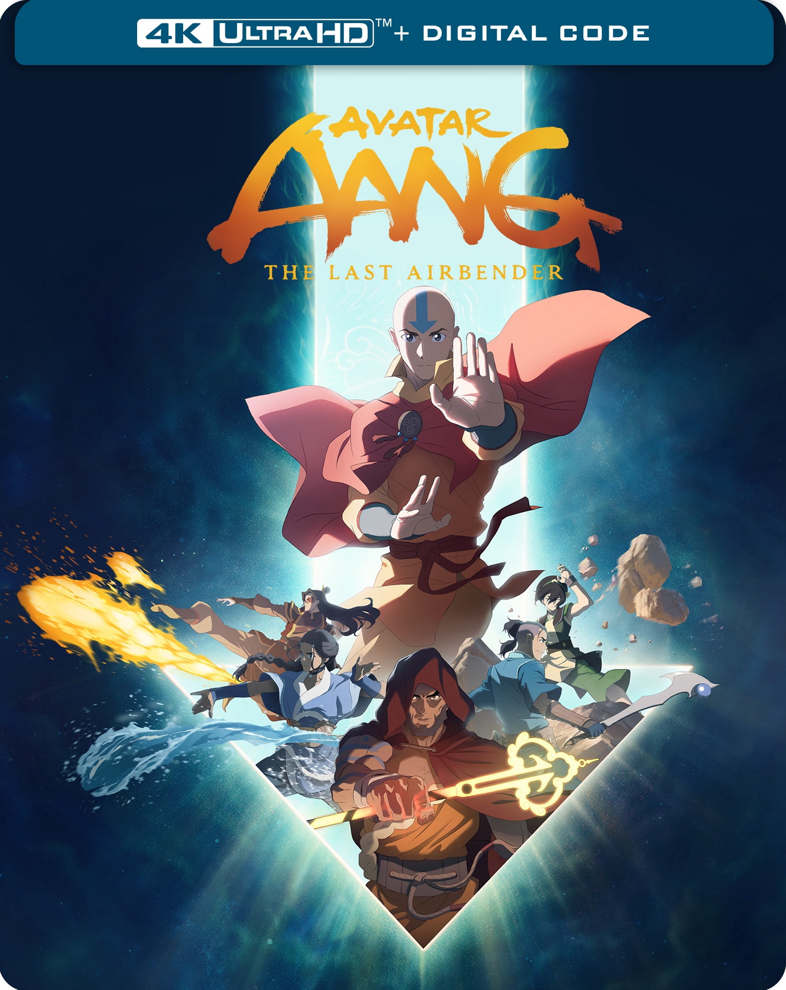 Avatar Aang: Last Airbender (Steelbook) (4K Ultra HD + Digital Code ...