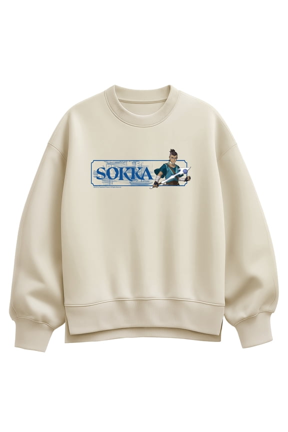 - Sokka Oversized Fleece Crew Sweatshirt