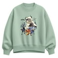 thumbnail image 1 of Avatar - Airbender Group - Ladies Oversized Fleece Crew Sweatshirt, 1 of 3