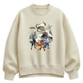 thumbnail image 1 of Avatar - Airbender Group Oversized Fleece Crew Sweatshirt, 1 of 3