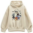 thumbnail image 1 of Avatar - Airbender Group - Ladies Oversized Fleece Hoodie Sweatshirt, 1 of 3