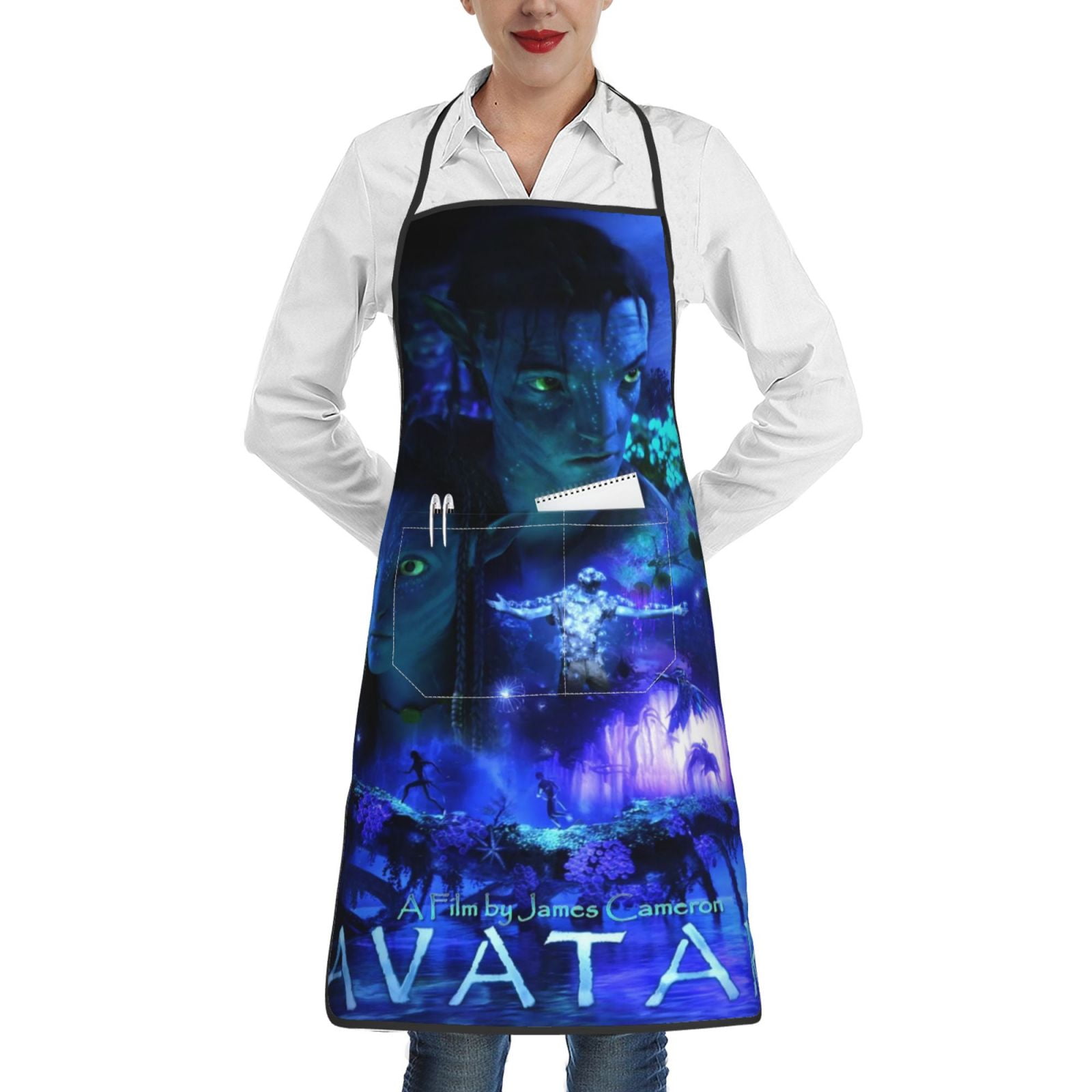Avatar Apron With 2 Pockets For Cooking Baking Painting For Men Women