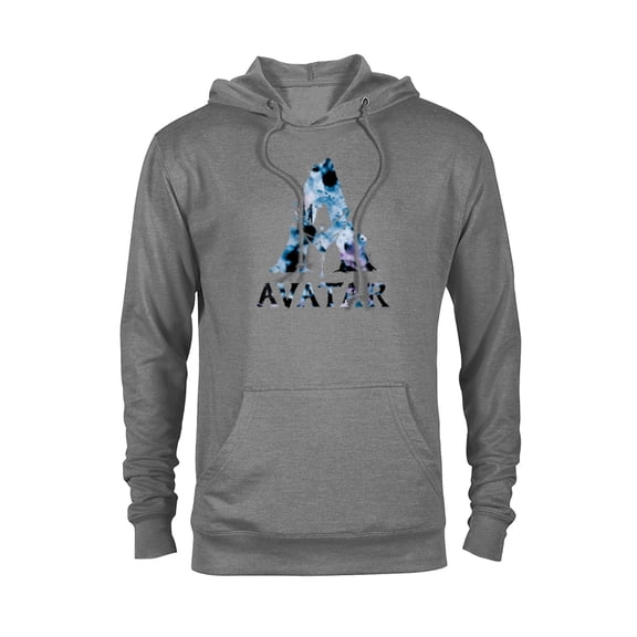 Avatar Banshee A Logo with Jake Sully and Na’vi Neytiri - Pullover Hoodie for Adults - Customized-Athletic Heather