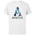 thumbnail image 1 of Avatar Banshee A Logo with Jake Sully and Na’vi Neytiri - Short Sleeve Cotton T-Shirt for Adults - Customized-White, 1 of 5
