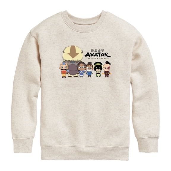 Avatar - Chibi Group - Toddler Crew Fleece Sweatshirt