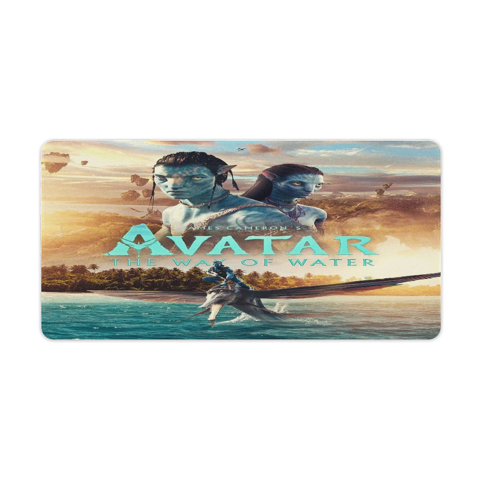 Avatar Computer Mouse Mat with Anti-Slip Rubber Base Anti-Fray ...