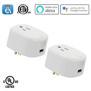 Lot of 2 Feit Electric Wi-Fi Smart Outdoor Plug, 2-pack NIP 1358986 Wet  Ground 17801722086