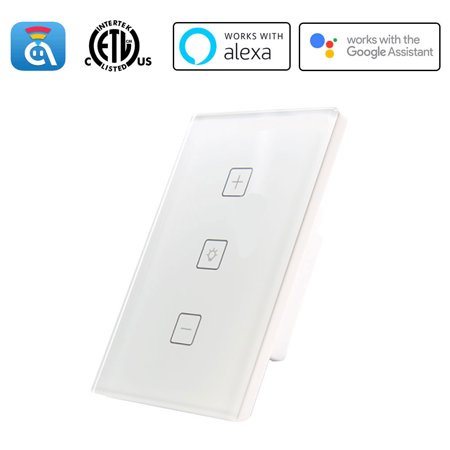 Avatar Controls Smart WiFi Dimmer Switch Wall Light Touch Panel Remote Control Voice Control