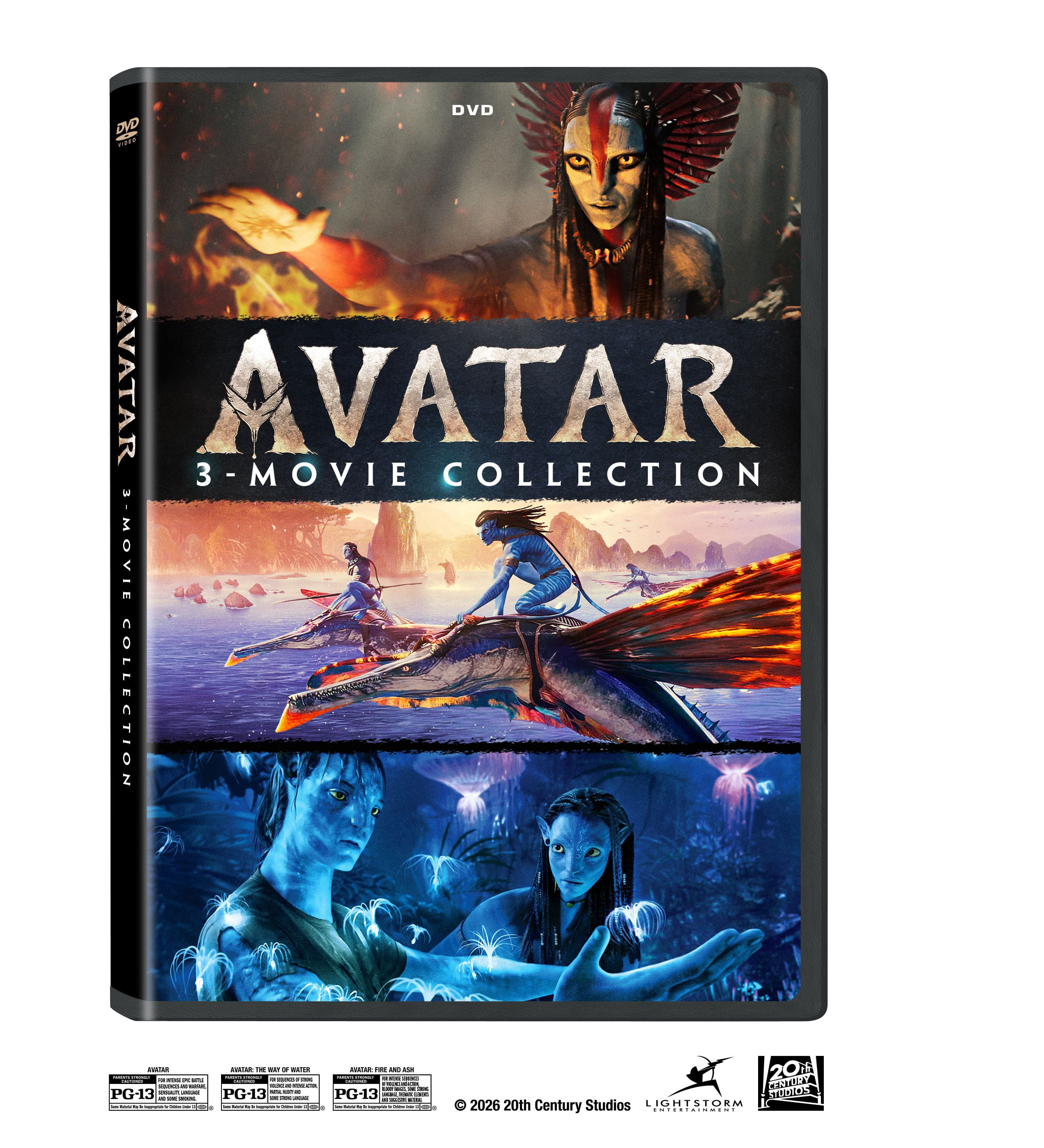 Avatar: Fire And Ash/ Avatar: The Way Of Water/ Avatar Multi-Feature (DVD) 20th Century Studios, Action & Adventure, Fantasy, Sci-Fi