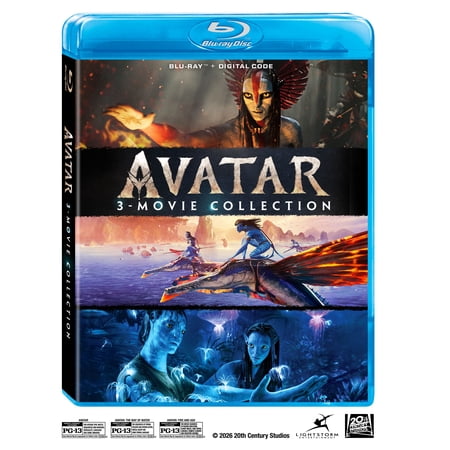 Avatar: Fire And Ash/ Avatar: The Way Of Water/ Avatar Multi-Feature (Blu-ray + Digital Copy) 20th Century Studios, Action & Adventure, Fantasy, Sci-Fi