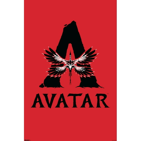 Avatar: Fire and Ash (2025) - Illustrated Logo Wall Poster, 14.725" x 22.375"