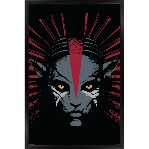 Avatar: Fire and Ash (2025) - Illustrated Varang Wall Poster, 22.375" x 34" Framed