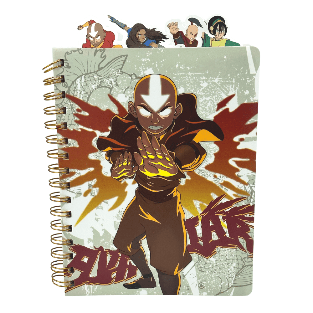 Avatar Spiral Notebook with Character Tabs, 8 x 7 inch - Walmart.com