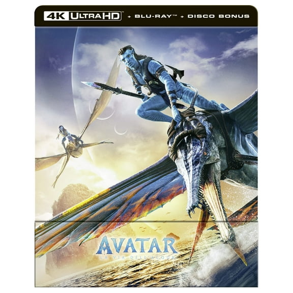 Avatar - La Via Dell'Acqua - 4K Steelbook (3 BD) (4K Ultra HD) Sam Worthington Zoe Saldana
