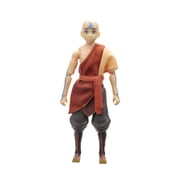 Avatar The Last Airbender Aang Book Three - 6.5 i nch Scale Figure with Alternate Faceplate, Swappable Hands, Staff and Air Bending Effect