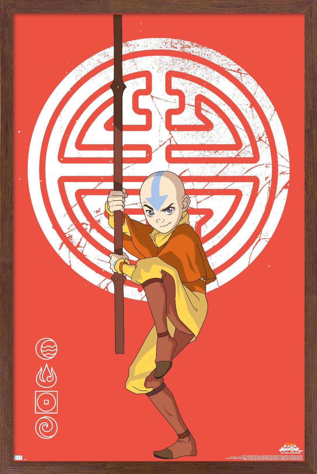 Avatar - Legends Wall Poster, 22.375" x 34", Framed