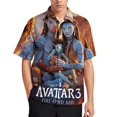 thumbnail image 2 of REDSTAR Men's Hawaiian Shirt - Loose Fit Tropical Button Down Shirt 2 of 5