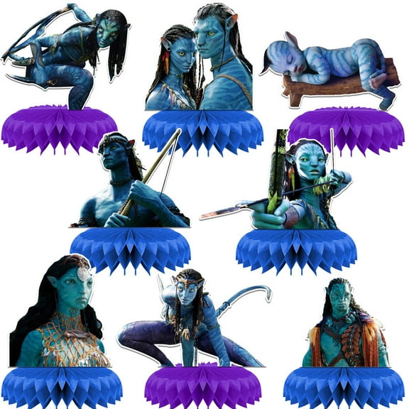 Avatar Movie Centerpieces Honeycomb Table Toppers Decorations for Photo Props Birthday Party Decor Supplies