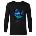 thumbnail image 1 of Avatar Na’vi in Pandora Jungle at Night with Logo - Long Sleeve T-Shirt for Men - Customized-Black, 1 of 5