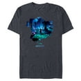 thumbnail image 1 of Avatar Na’vi in Pandora Jungle at Night with Logo - Short Sleeve Blended T-Shirt for Adults - Customized-Navy Heather, 1 of 5