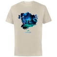 thumbnail image 1 of Avatar Na’vi in Pandora Jungle at Night with Logo - Short Sleeve Cotton T-Shirt for Adults - Customized-Putty, 1 of 5