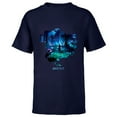 thumbnail image 1 of Avatar Na’vi in Pandora Jungle at Night with Logo - Short Sleeve T-Shirt for Kids - Customized-Navy, 1 of 5