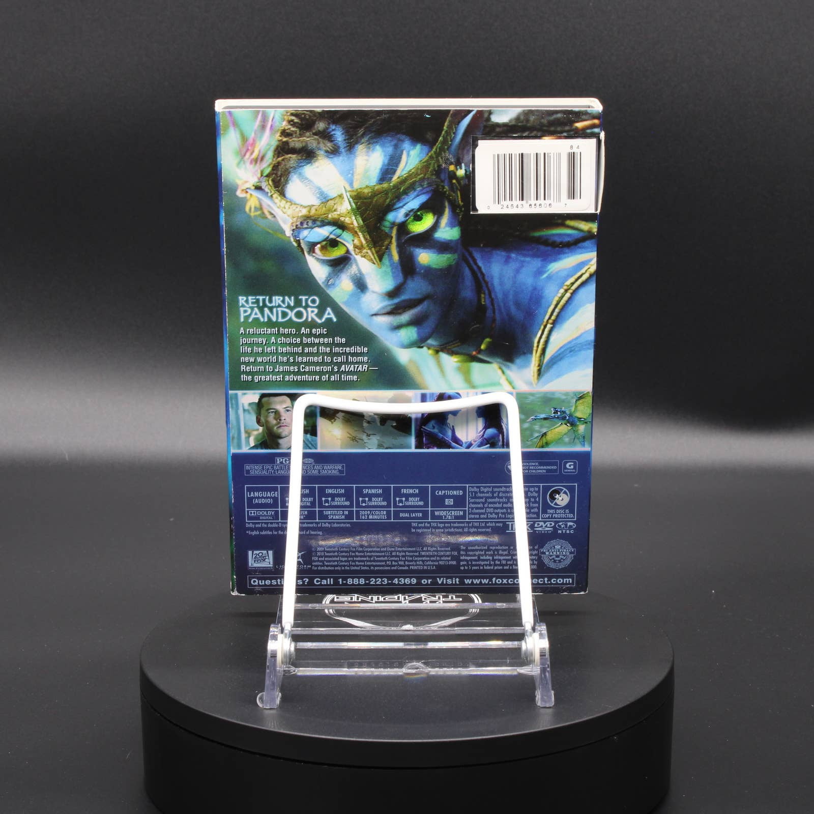 James Cameron's Avatar (DVD) - Epic Sci-fi Movie - Walmart Business ...