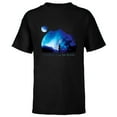 thumbnail image 1 of Avatar Pandora A World Like No Other Na’vi Shadow at Night - Short Sleeve T-Shirt for Kids - Customized-Black, 1 of 5