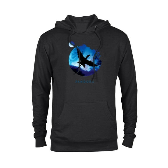Avatar Pandora Creature Mountain Banshee in Night Sky - Pullover Hoodie for Adults - Customized-Black