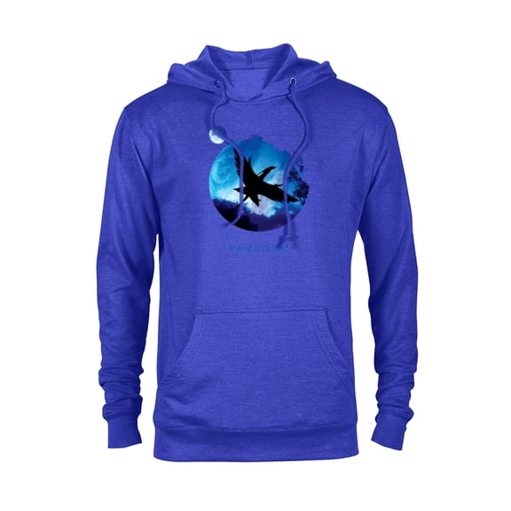 Avatar Pandora Creature Mountain Banshee in Night Sky - Pullover Hoodie for Adults - Customized-Royal