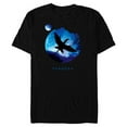 thumbnail image 1 of Avatar Pandora Creature Mountain Banshee in Night Sky - Short Sleeve Blended T-Shirt for Adults - Customized-Black, 1 of 5