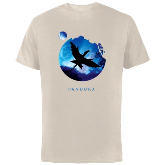 Avatar Pandora Creature Mountain Banshee in Night Sky - Short Sleeve Cotton T-Shirt for Adults - Customized-Natural