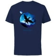 thumbnail image 1 of Avatar Pandora Creature Mountain Banshee in Night Sky - Short Sleeve Cotton T-Shirt for Adults - Customized-Navy, 1 of 5