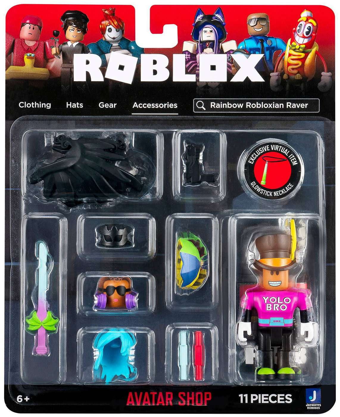 Roblox Avatar Shop Series Collection - Candy Avatar Figure Pack [Includes  Exclusive Virtual Item]