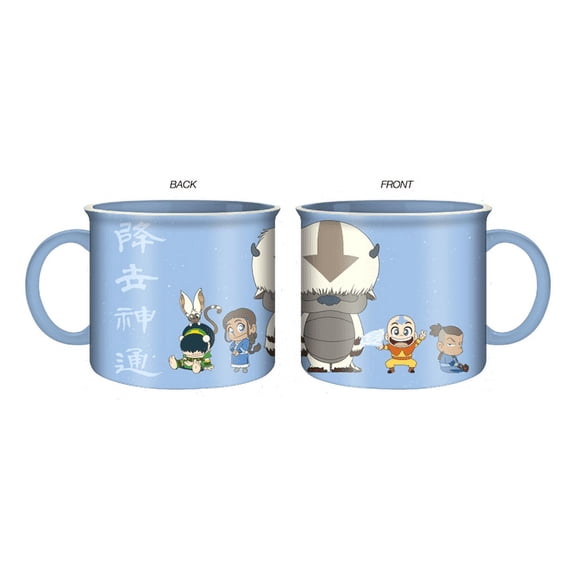 Avatar Super Deformed Group 20oz Ceramic Camper Mug