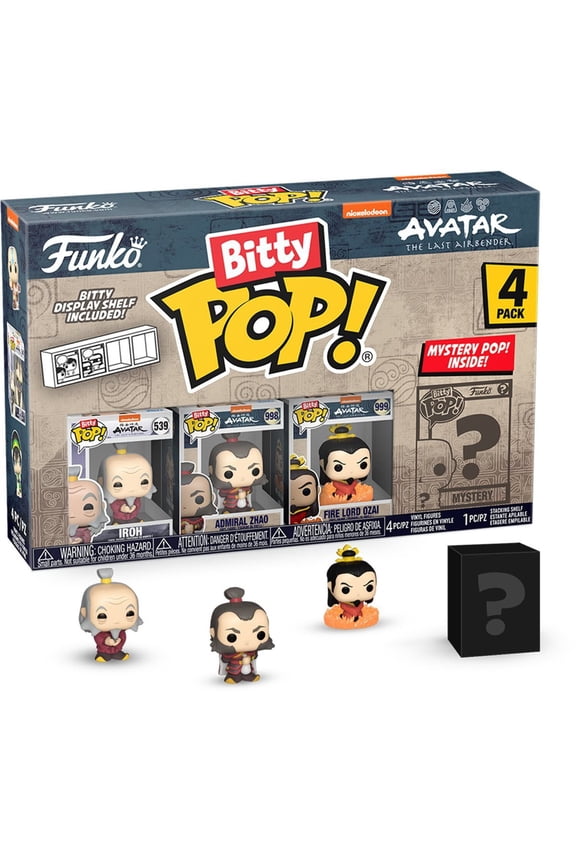 Avatar: TLA Iroh Bitty Pop! Mini-Figure 4-Pack