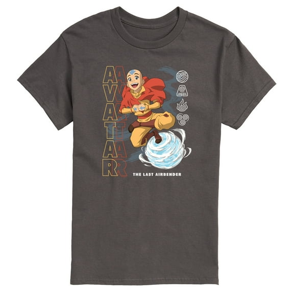 Avatar - The Last Airbender - Aang Air Bending -Men's Short Sleeve Graphic T-Shirt